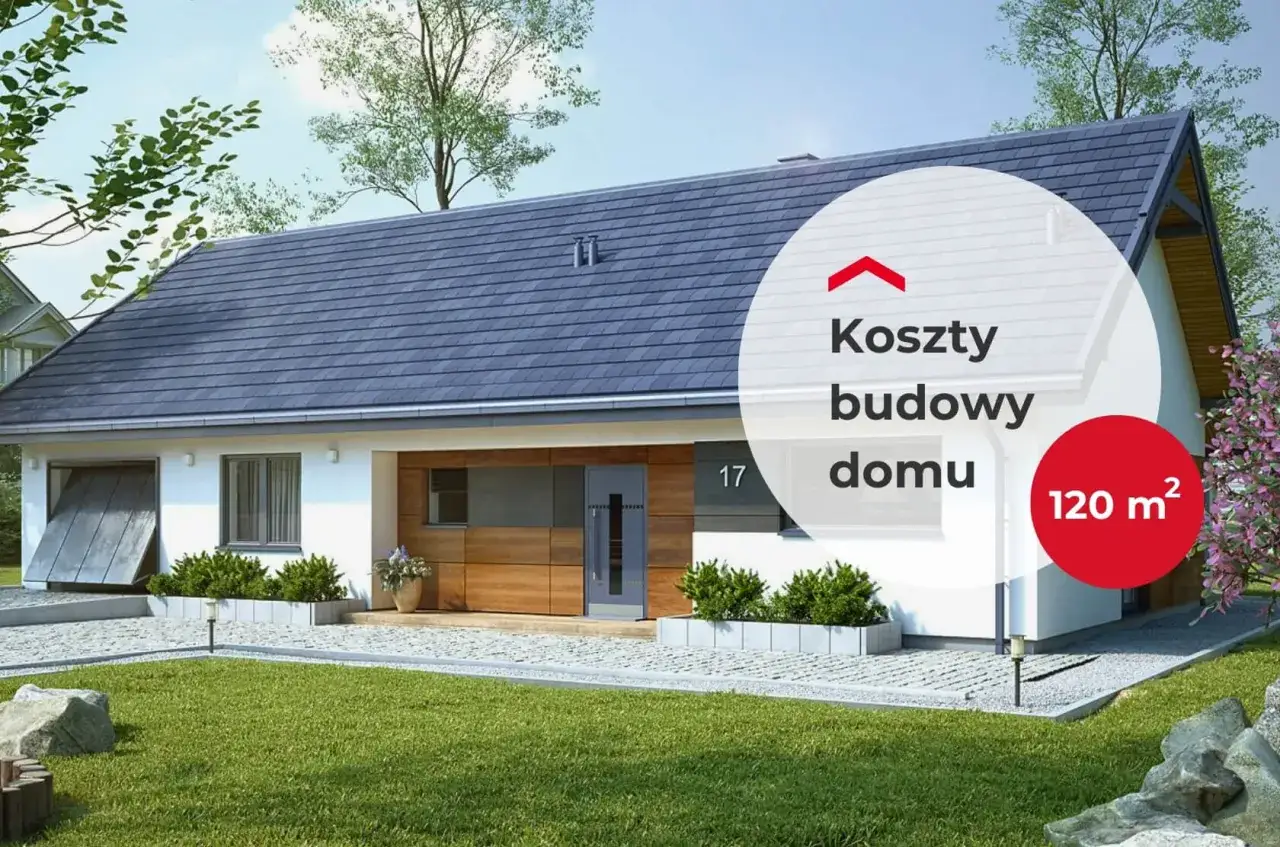 Nowoczesny dom 120 m², idealny do zaplanowania budowy. Sprawdź koszty budowy domu i etapy realizacji.